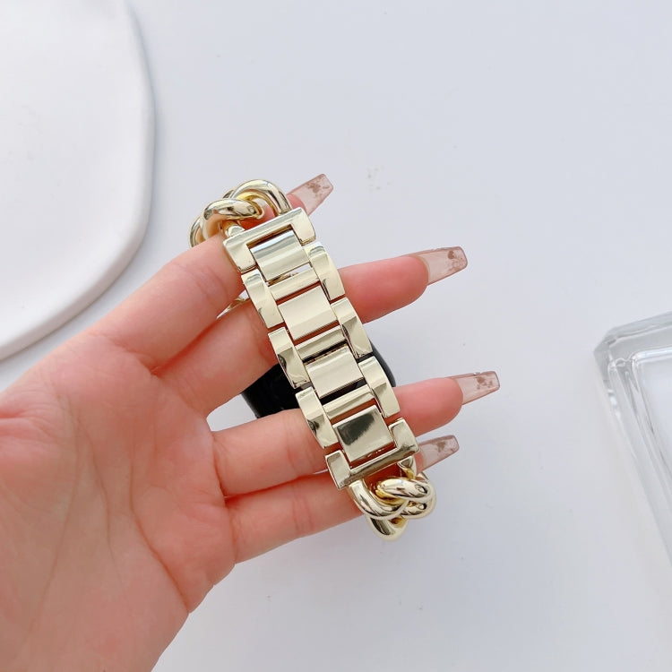 Big Denim Chain Metal Watch Band For Apple Watch Series 10 46mm