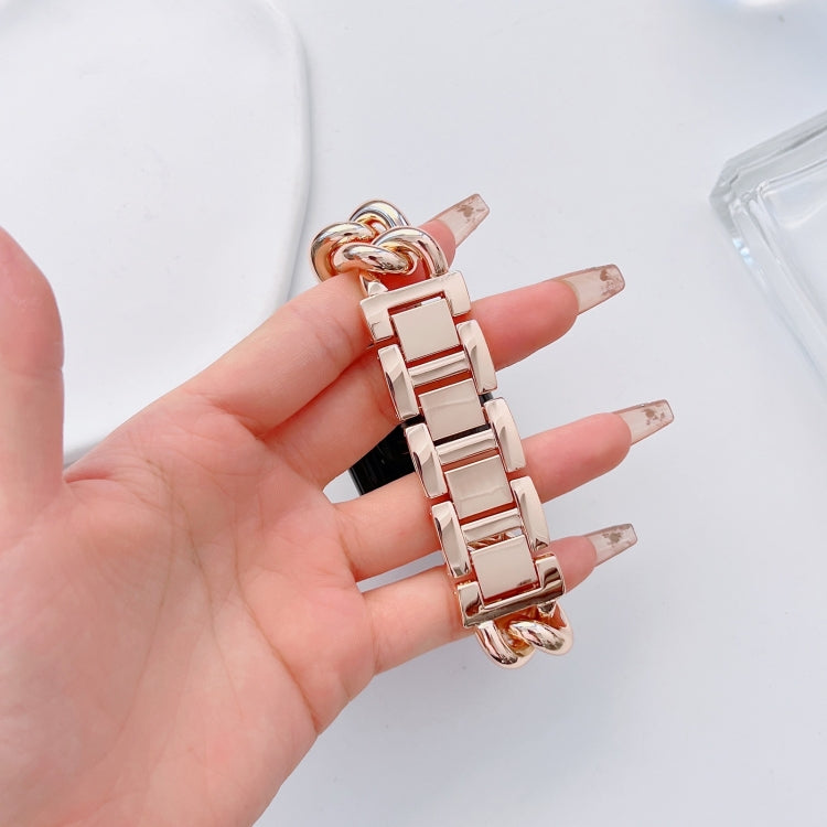Big Denim Chain Metal Watch Band For Apple Watch Series 10 46mm