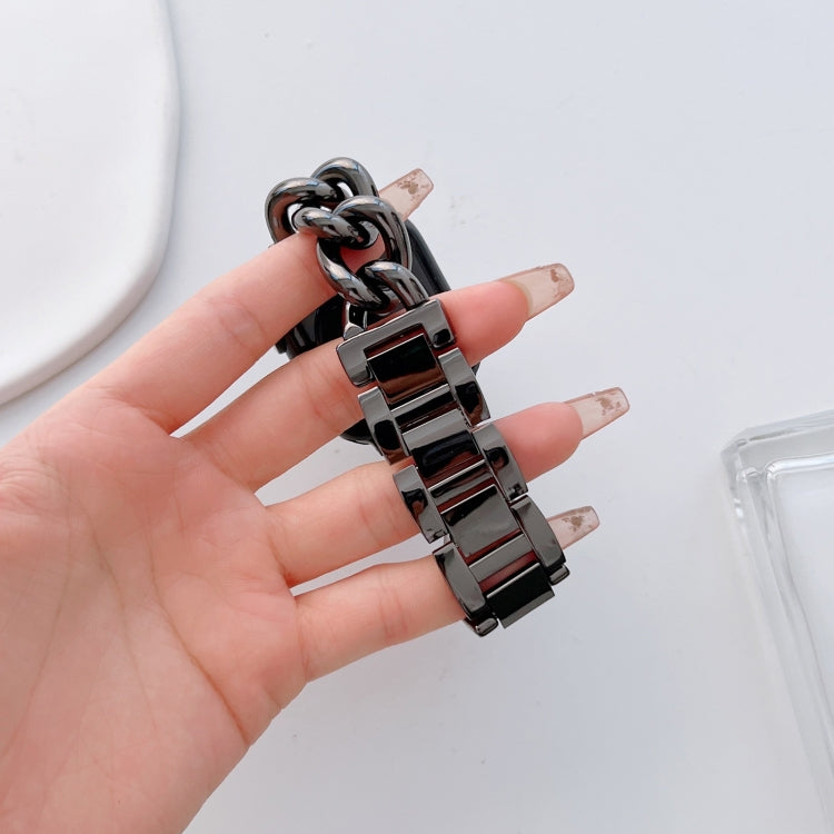 Big Denim Chain Metal Watch Band For Apple Watch Series 10 46mm