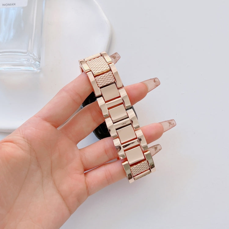 Plaid Metal Watch Band For Apple Watch Series 10 42mm