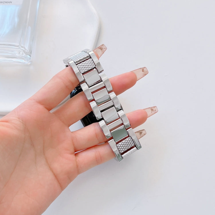 Plaid Metal Watch Band For Apple Watch Series 10 42mm