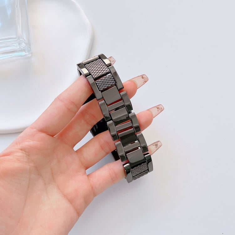 Plaid Metal Watch Band For Apple Watch Series 10 42mm