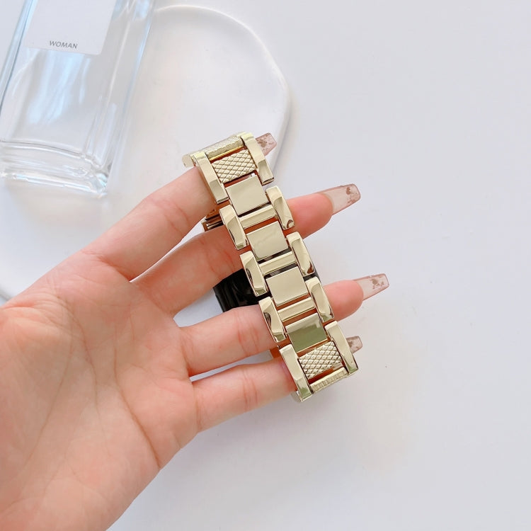 Plaid Metal Watch Band For Apple Watch Series 10 46mm