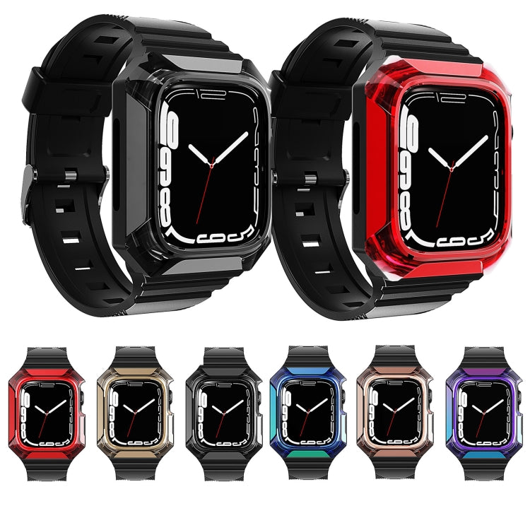 Armor Case Integrated TPU Watch Band For Apple Watch Series 11 / 10 42mm