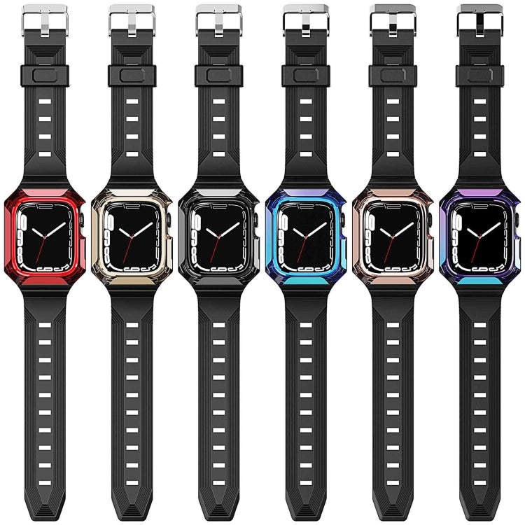 Armor Case Integrated TPU Watch Band For Apple Watch Series 11 / 10 42mm