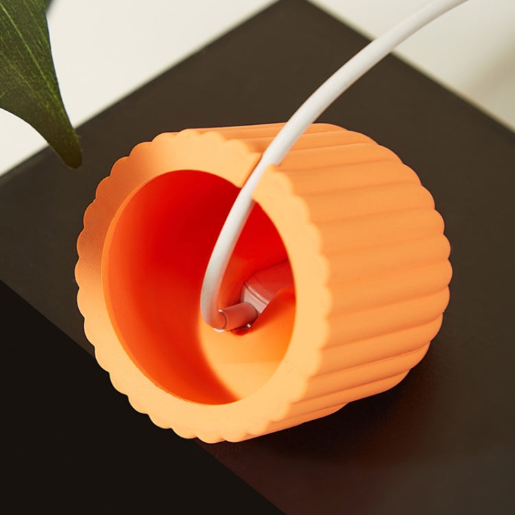 For Apple Watch Wave Pattern Silicone Watch Charging Stand