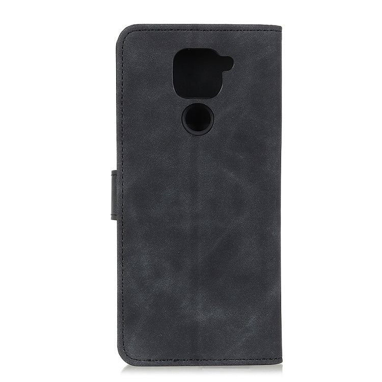 For Xiaomi Redmi 10X 4G KHAZNEH Retro Texture PU + TPU Horizontal Flip Leather Case with Holder & Card Slots & Wallet