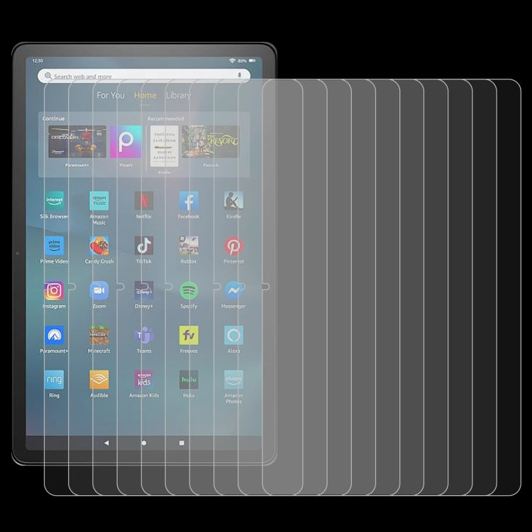 For Amazon Fire Max 11 25pcs 9H 0.3mm Explosion-proof Tempered Glass Film