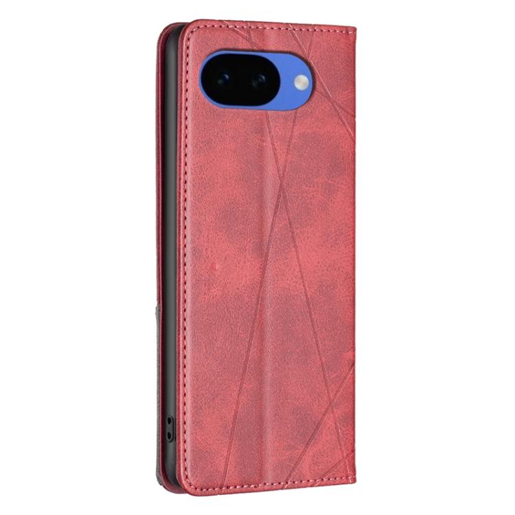 For Google Pixel 10a Rhombus Texture Magnetic Leather Phone Case