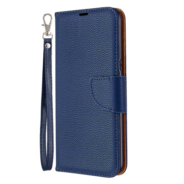 For LG K61 Litchi Texture Pure Color Horizontal Flip Leather Case with Holder & Card Slots & Wallet & Lanyard