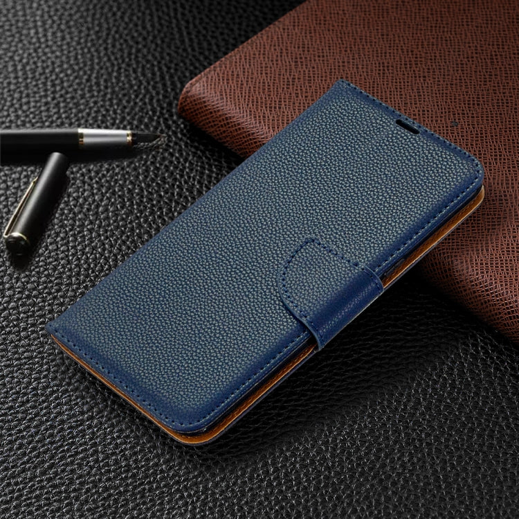 For LG K61 Litchi Texture Pure Color Horizontal Flip Leather Case with Holder & Card Slots & Wallet & Lanyard
