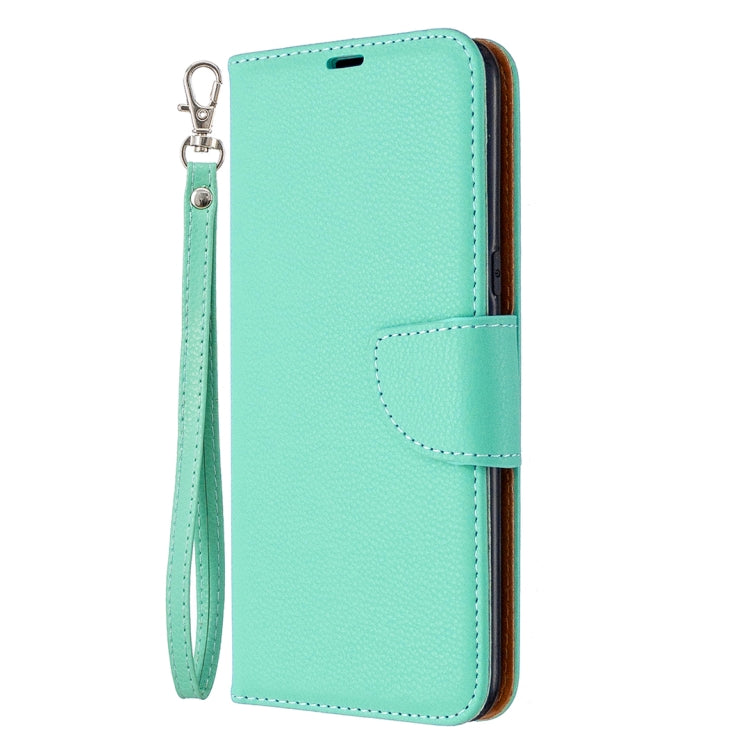 For LG K61 Litchi Texture Pure Color Horizontal Flip Leather Case with Holder & Card Slots & Wallet & Lanyard