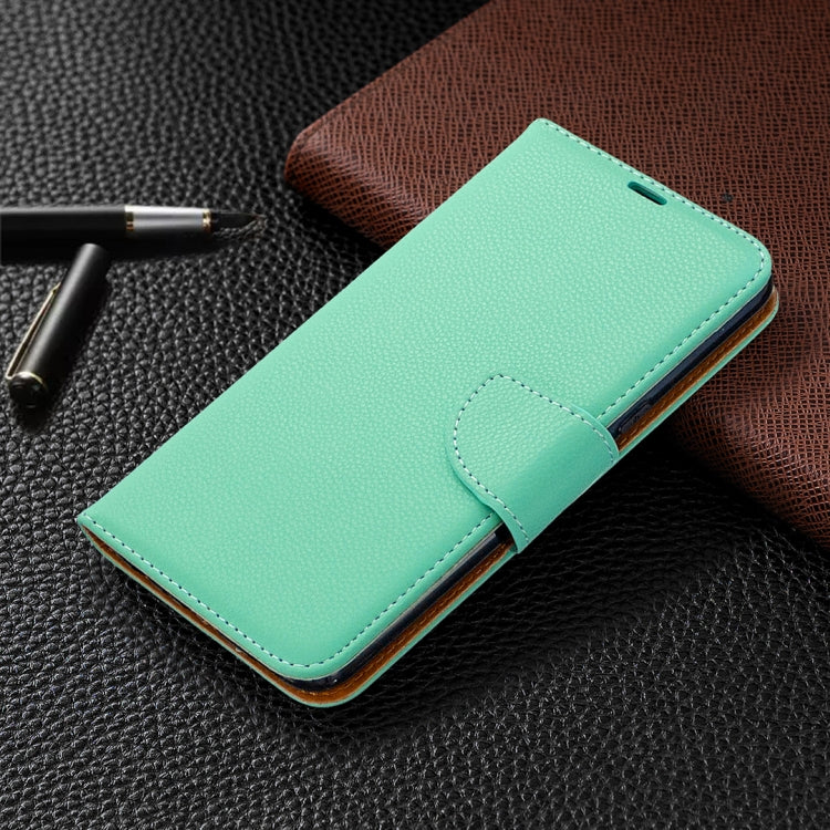 For LG K61 Litchi Texture Pure Color Horizontal Flip Leather Case with Holder & Card Slots & Wallet & Lanyard