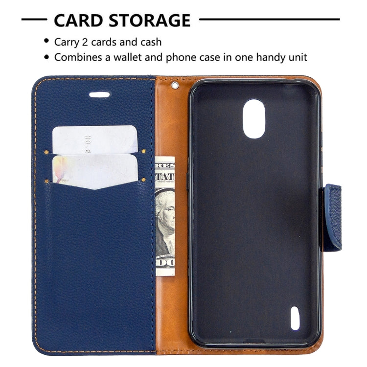 For Nokia 1.3 Litchi Texture Pure Color Horizontal Flip Leather Case with Holder & Card Slots & Wallet & Lanyard