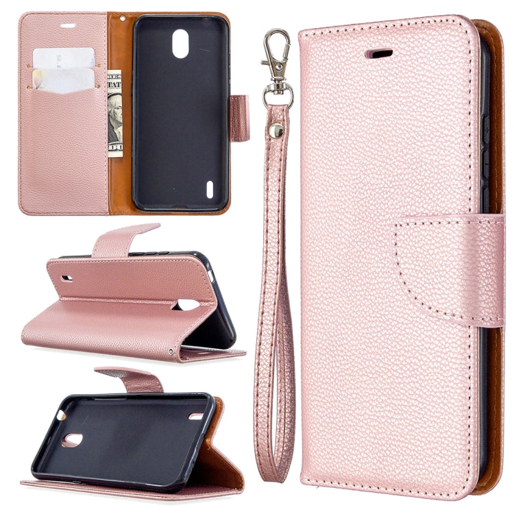 For Nokia 1.3 Litchi Texture Pure Color Horizontal Flip Leather Case with Holder & Card Slots & Wallet & Lanyard