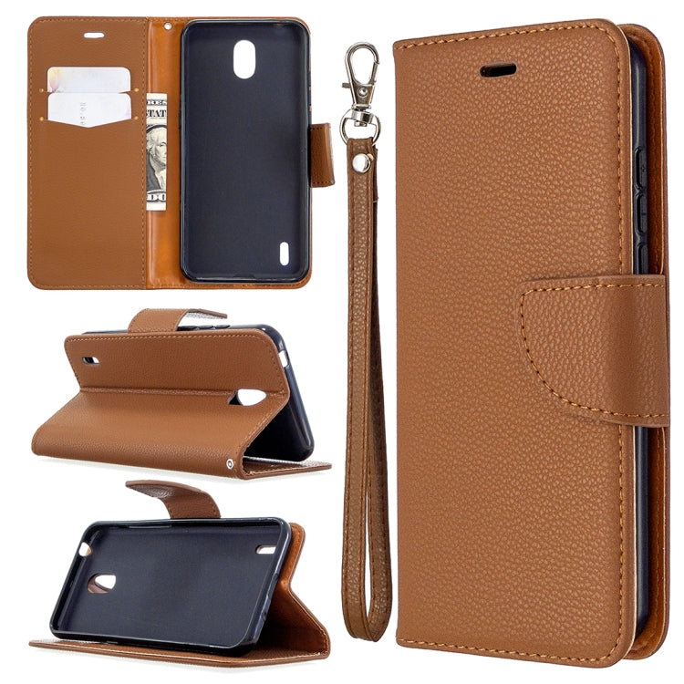 For Nokia 1.3 Litchi Texture Pure Color Horizontal Flip Leather Case with Holder & Card Slots & Wallet & Lanyard