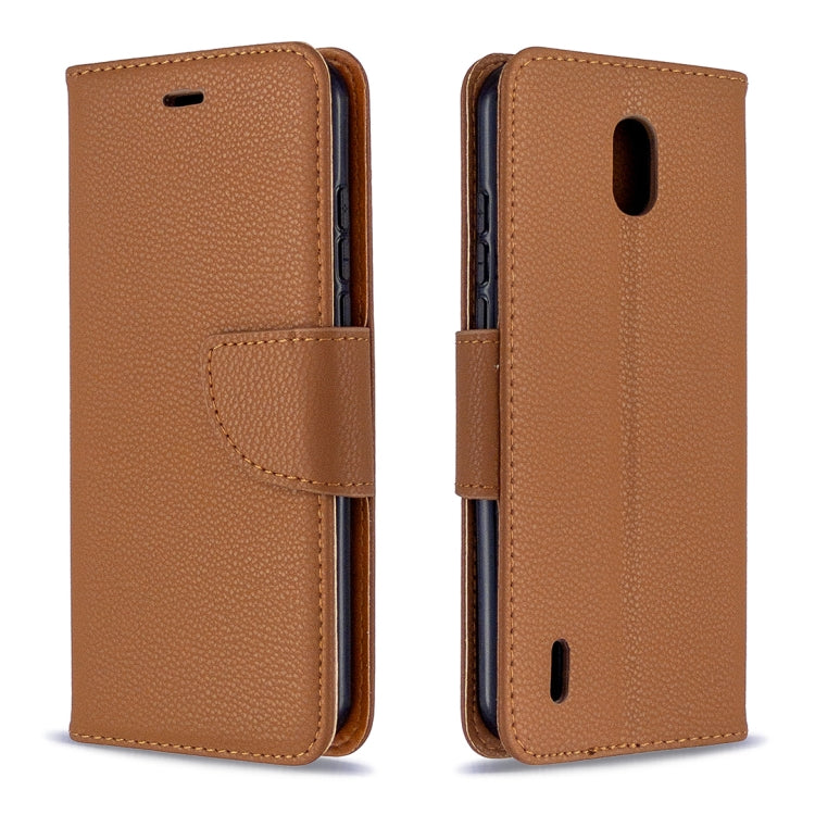 For Nokia 1.3 Litchi Texture Pure Color Horizontal Flip Leather Case with Holder & Card Slots & Wallet & Lanyard