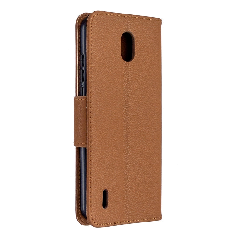 For Nokia 1.3 Litchi Texture Pure Color Horizontal Flip Leather Case with Holder & Card Slots & Wallet & Lanyard