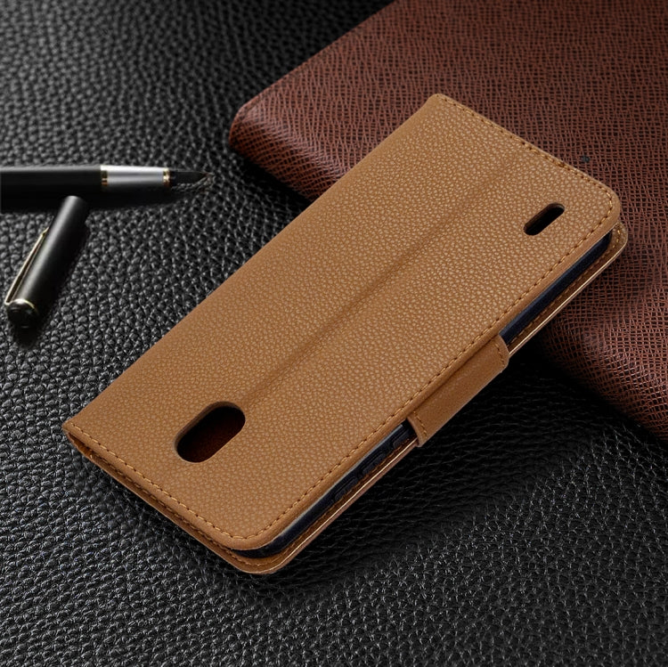For Nokia 1.3 Litchi Texture Pure Color Horizontal Flip Leather Case with Holder & Card Slots & Wallet & Lanyard