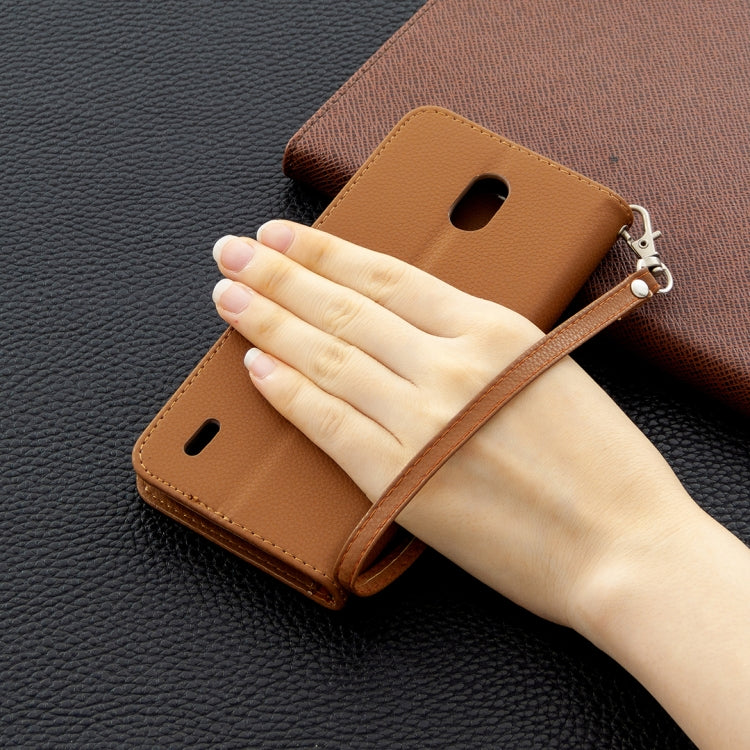 For Nokia 1.3 Litchi Texture Pure Color Horizontal Flip Leather Case with Holder & Card Slots & Wallet & Lanyard