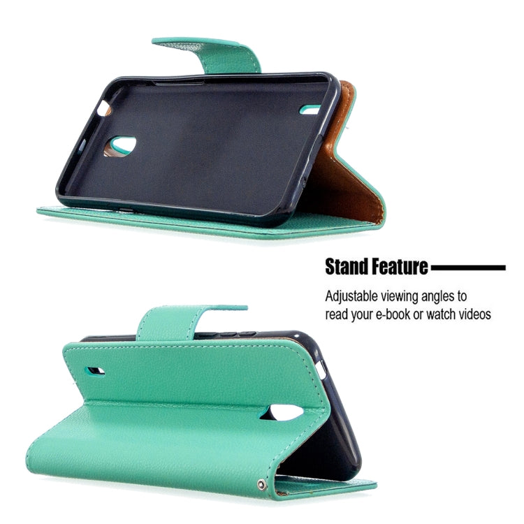 For Nokia 1.3 Litchi Texture Pure Color Horizontal Flip Leather Case with Holder & Card Slots & Wallet & Lanyard