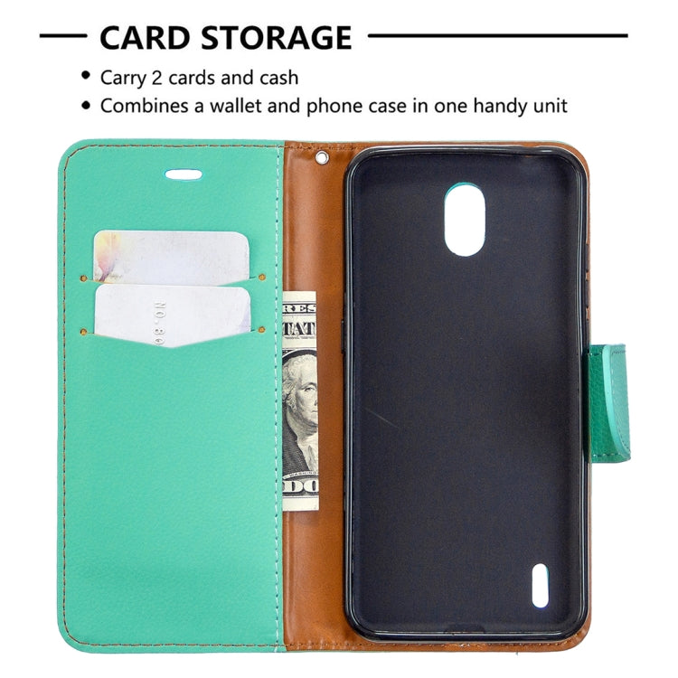 For Nokia 1.3 Litchi Texture Pure Color Horizontal Flip Leather Case with Holder & Card Slots & Wallet & Lanyard