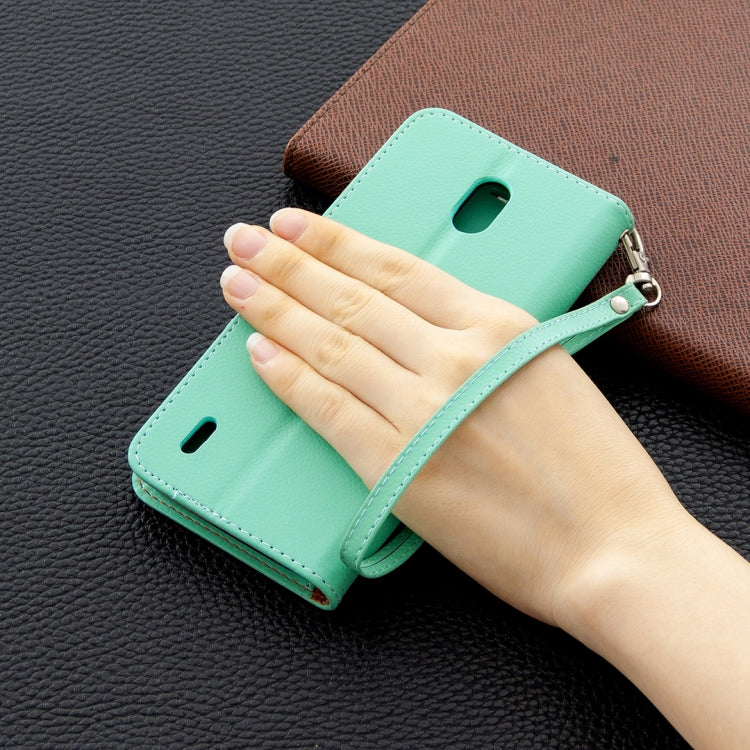 For Nokia 1.3 Litchi Texture Pure Color Horizontal Flip Leather Case with Holder & Card Slots & Wallet & Lanyard