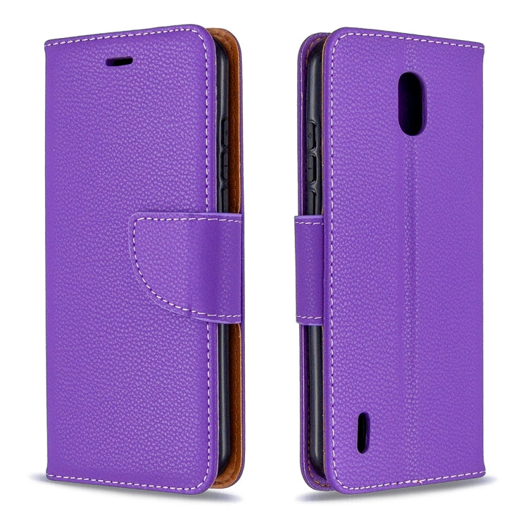 For Nokia 1.3 Litchi Texture Pure Color Horizontal Flip Leather Case with Holder & Card Slots & Wallet & Lanyard