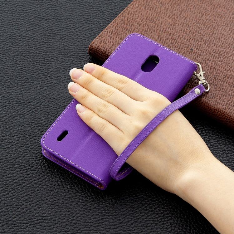 For Nokia 1.3 Litchi Texture Pure Color Horizontal Flip Leather Case with Holder & Card Slots & Wallet & Lanyard