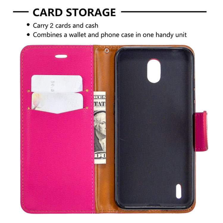 For Nokia 1.3 Litchi Texture Pure Color Horizontal Flip Leather Case with Holder & Card Slots & Wallet & Lanyard