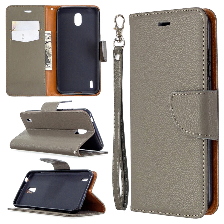 For Nokia 1.3 Litchi Texture Pure Color Horizontal Flip Leather Case with Holder & Card Slots & Wallet & Lanyard