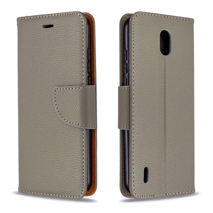 For Nokia 1.3 Litchi Texture Pure Color Horizontal Flip Leather Case with Holder & Card Slots & Wallet & Lanyard