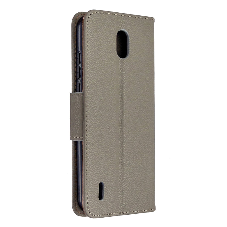 For Nokia 1.3 Litchi Texture Pure Color Horizontal Flip Leather Case with Holder & Card Slots & Wallet & Lanyard