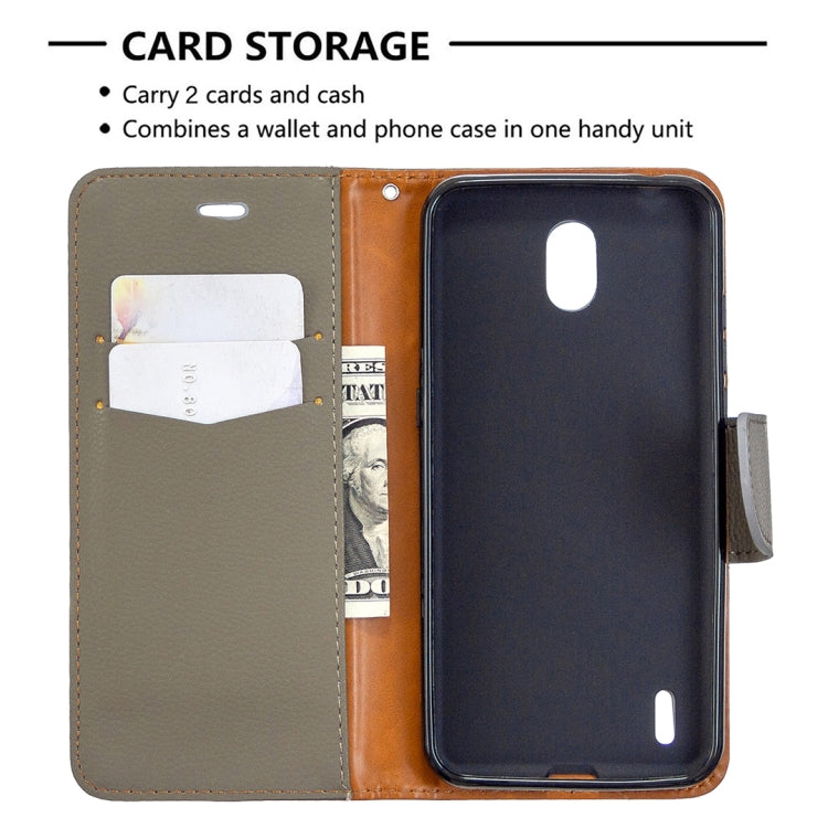 For Nokia 1.3 Litchi Texture Pure Color Horizontal Flip Leather Case with Holder & Card Slots & Wallet & Lanyard