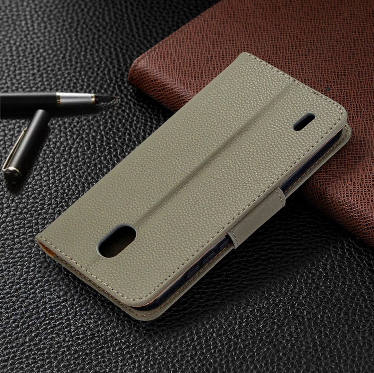 For Nokia 1.3 Litchi Texture Pure Color Horizontal Flip Leather Case with Holder & Card Slots & Wallet & Lanyard