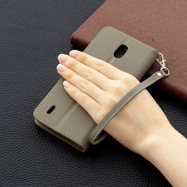 For Nokia 1.3 Litchi Texture Pure Color Horizontal Flip Leather Case with Holder & Card Slots & Wallet & Lanyard