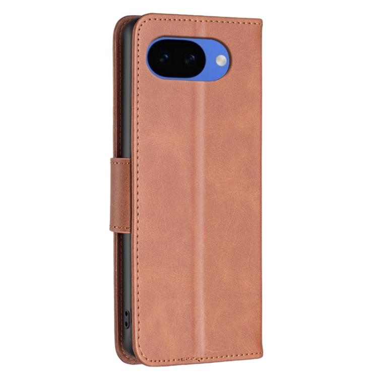 For Google Pixel 10a Lambskin Texture Pure Color Flip Leather Phone Case