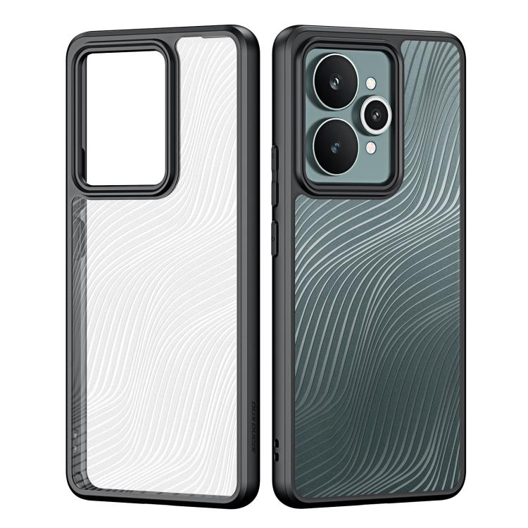 For Realme 15 5G / 15 Pro 5G DUX DUCIS Aimo Series TPU + PC Frosted Feel Phone Case - Black