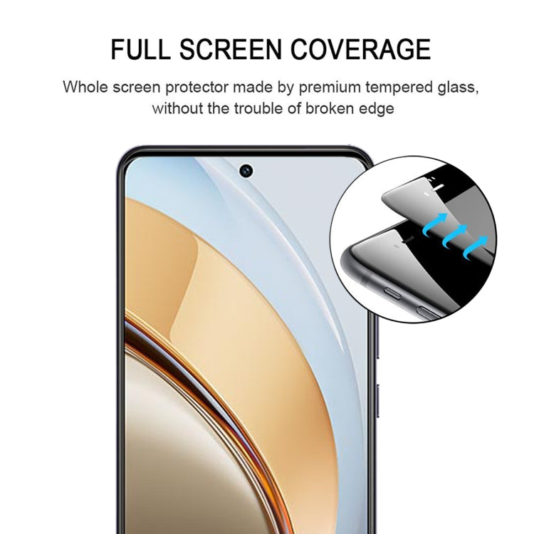 For vivo Y300 3D Curved Edge Full Screen Tempered Glass Film