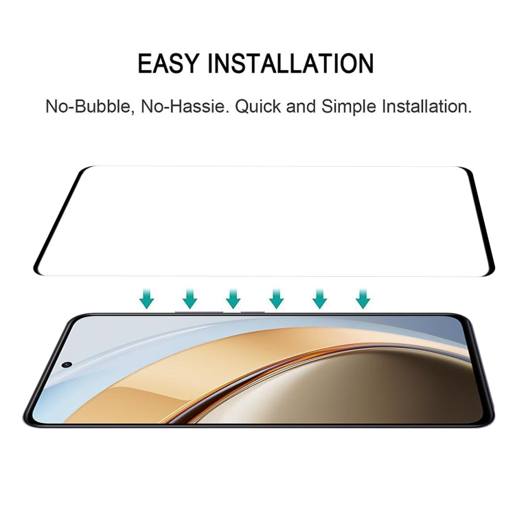For vivo Y300 3D Curved Edge Full Screen Tempered Glass Film