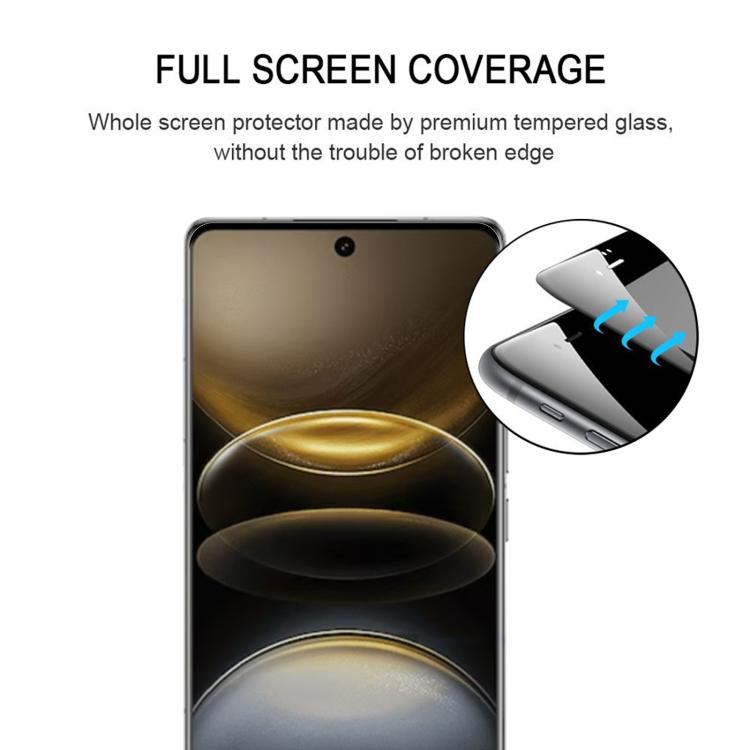 For vivo X200 Ultra 3D Curved Edge Full Screen Tempered Glass Film