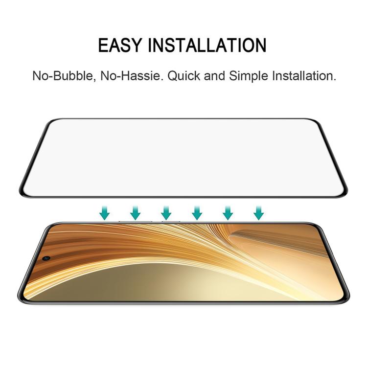 For vivo T4 Ultra 5G 3D Curved Edge Full Screen Tempered Glass Film