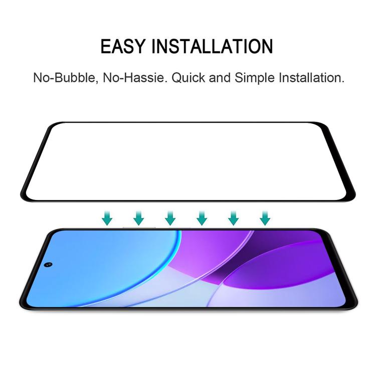 For vivo Y19s Pro 4G 3D Curved Edge Full Screen Tempered Glass Film
