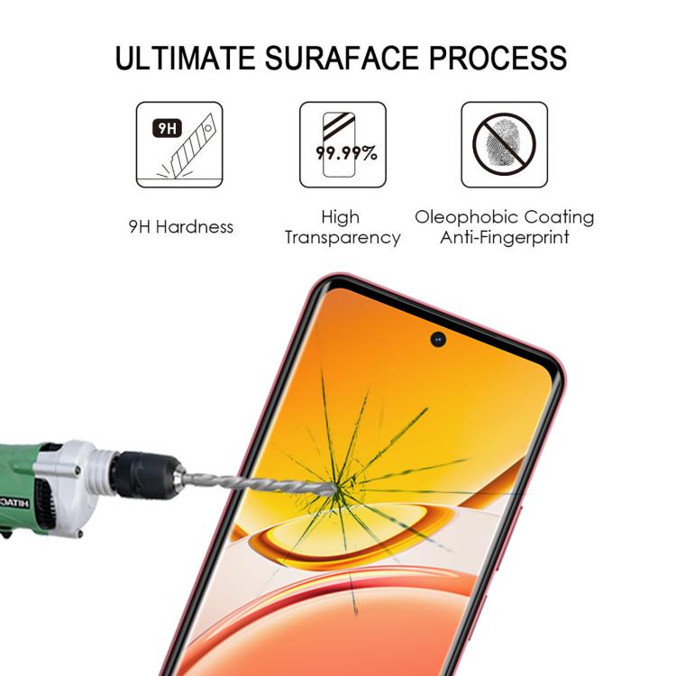 For vivo Y21d 4G 3D Curved Edge Full Screen Tempered Glass Film