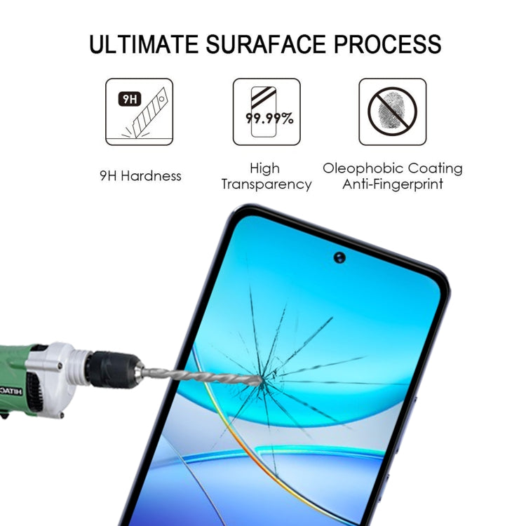 For vivo V30 Lite ME / V30 SE 25pcs 3D Curved Edge Full Screen Tempered Glass Film