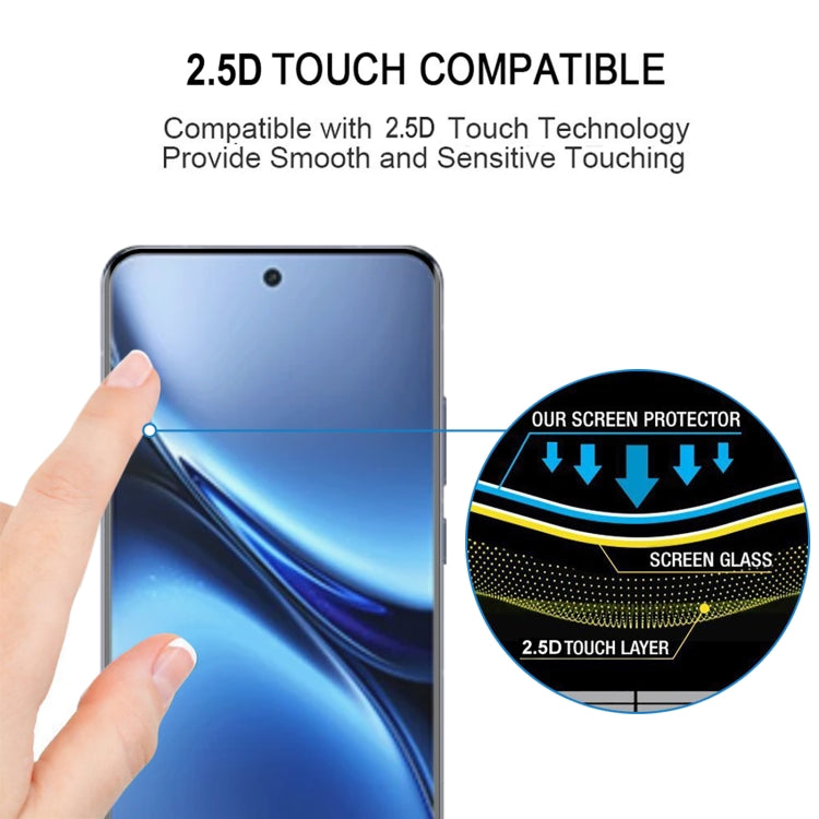 For vivo X200 Pro 25pcs 3D Curved Edge Full Screen Tempered Glass Film