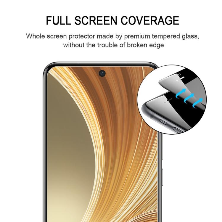 For vivo T4 Ultra 5G 25pcs 3D Curved Edge Full Screen Tempered Glass Film