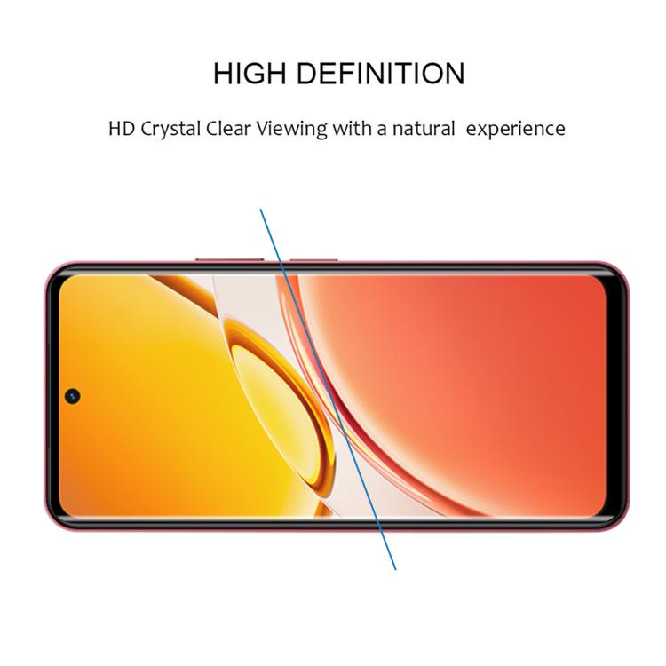 For vivo Y21d 4G 25pcs 3D Curved Edge Full Screen Tempered Glass Film