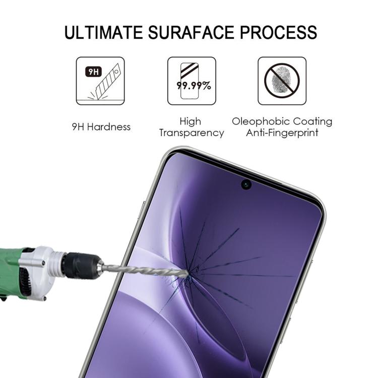 For vivo X300 Ultra 25pcs 3D Curved Edge Full Screen Tempered Glass Film