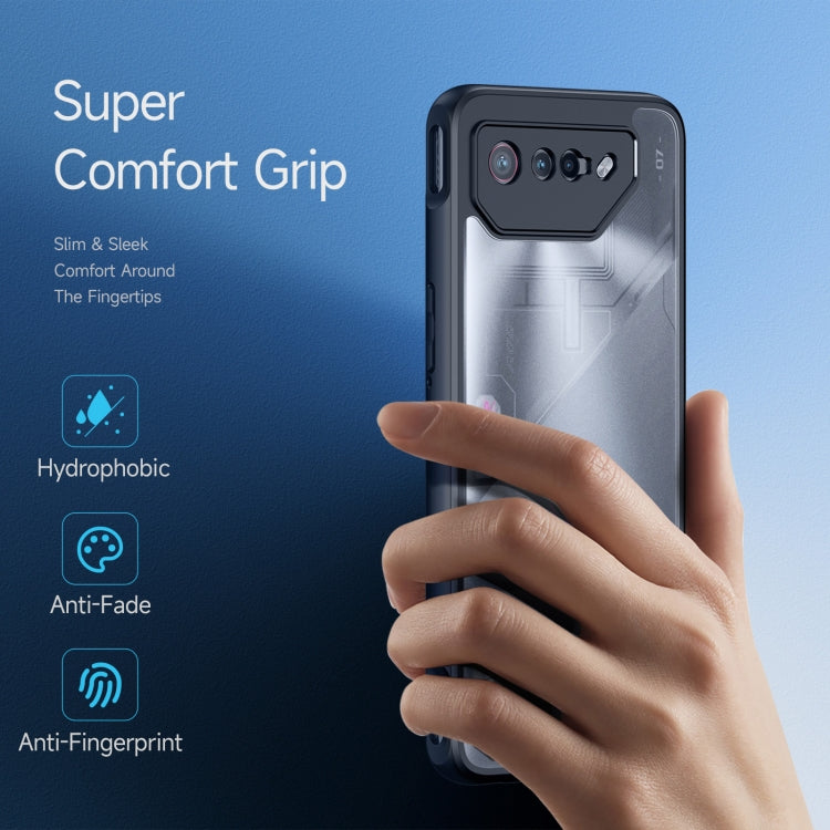 For Asus ROG Phone 7 DUX DUCIS Aimo Series TPU + PC Frosted Feel Phone Case(Black)